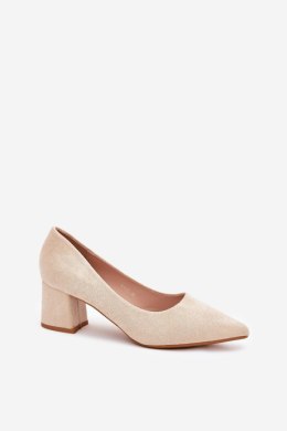 Czółenka Model Merinette KJ-10 Beige - Step in style Step in style