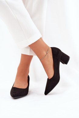 Czółenka Model Merinette KJ-10 Black - Step in style Step in style