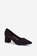 Czółenka Model Merinette KJ-10 Black - Step in style Step in style Czółenka Model Merinette KJ-10 Black - Step in style Step in style