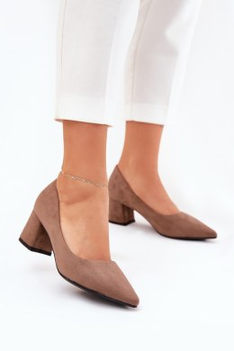 Czółenka Model Merinette KJ-10 Khaki - Step in style Step in style