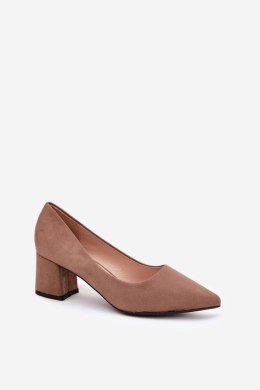 Czółenka Model Merinette KJ-10 Khaki - Step in style Step in style