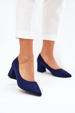 Czółenka Model Merinette KJ-10 Navy - Step in style Step in style