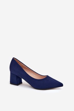 Czółenka Model Merinette KJ-10 Navy - Step in style Step in style
