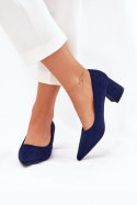 Czółenka Model Merinette KJ-10 Navy - Step in style Step in style Czółenka Model Merinette KJ-10 Navy - Step in style Step in style