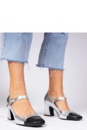 Czółenka Model Radora H8-555 Silver - PRIMO PRIMO Czółenka Model Radora H8-555 Silver - PRIMO PRIMO