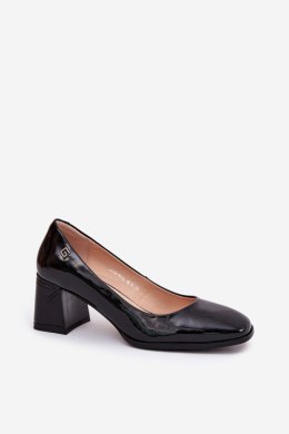 Czółenka Model Vinceza 91130 Black Skóra Lakier - Step in style Step in style