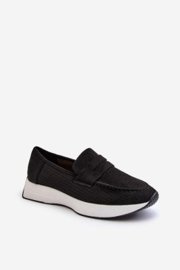 Mokasyny Model Inesqua 22-325 Black - Step in style Step in style