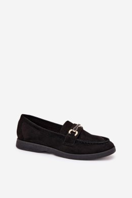 Mokasyny Model Labirae 23502 Black - Step in style Step in style