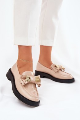 Mokasyny Model Leandriel G1769 Beige - Step in style Step in style