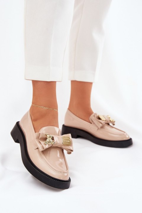 Mokasyny Model Leandriel G1769 Beige - Step in style Step in style Mokasyny Model Leandriel G1769 Beige - Step in style Step in style