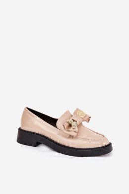 Mokasyny Model Leandriel G1769 Beige - Step in style Step in style