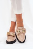 Mokasyny Model Leandriel G1769 Beige - Step in style Step in style Mokasyny Model Leandriel G1769 Beige - Step in style Step in style