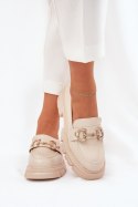 Mokasyny Model Ravalissea 1-708 Beige - Step in style Step in style Mokasyny Model Ravalissea 1-708 Beige - Step in style Step in style