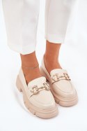 Mokasyny Model Ravalissea 1-708 Beige - Step in style Step in style Mokasyny Model Ravalissea 1-708 Beige - Step in style Step in style