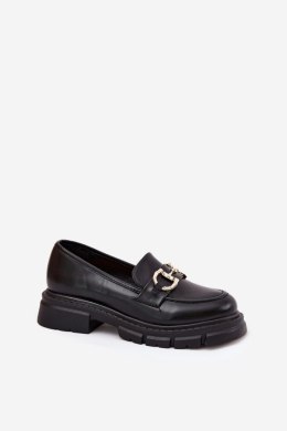Mokasyny Model Ravalissea 1-708 Black - Step in style Step in style
