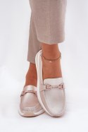 Mokasyny Model S.Barski GR51-598 Perła Pink - Step in style Step in style Mokasyny Model S.Barski GR51-598 Perła Pink - Step in style Step in style
