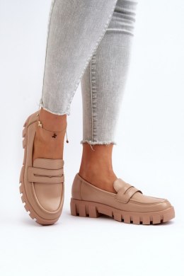 Mokasyny Model Seravisa 58275 Beige - Step in style Step in style