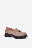Mokasyny Model Vinceza 18109 Beige - Step in style Step in style Mokasyny Model Vinceza 18109 Beige - Step in style Step in style