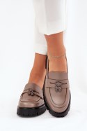 Mokasyny Model Vinceza 18109 Beige - Step in style Step in style Mokasyny Model Vinceza 18109 Beige - Step in style Step in style