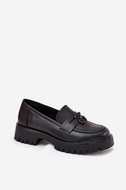 Mokasyny Model Vinceza 18109 Black - Step in style Step in style Mokasyny Model Vinceza 18109 Black - Step in style Step in style