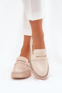 Mokasyny Model Wilamla 100-368 Beige Zamsz - Step in style Step in style Mokasyny Model Wilamla 100-368 Beige Zamsz - Step in style Step in style