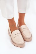 Mokasyny Model Wilamla 100-368 Beige Zamsz - Step in style Step in style Mokasyny Model Wilamla 100-368 Beige Zamsz - Step in style Step in style