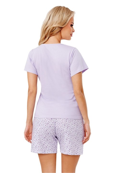 Piżama Damska Model Fiorella 1/2 Liliowy - Donna Donna Piżama Damska Model Fiorella 1/2 Liliowy - Donna Donna