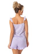Piżama Damska Model Fiorella Top Liliowy - Donna Donna