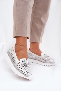 Półbuty Model DA LR51-631 Silver - Step in style Step in style