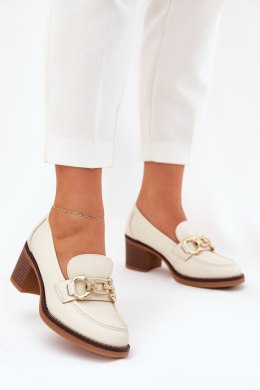 Półbuty Model Draciela 2022 Beige - Step in style Step in style