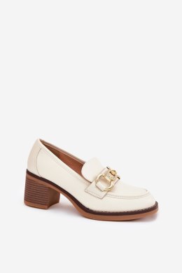 Półbuty Model Draciela 2022 Beige - Step in style Step in style