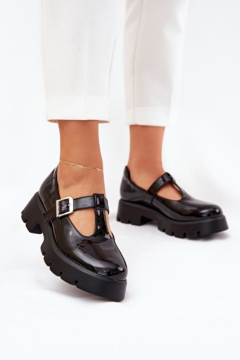 Półbuty Model Venda 1-7018 Black Lakier - Step in style Step in style Półbuty Model Venda 1-7018 Black Lakier - Step in style Step in style