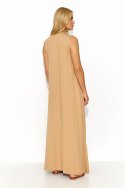 Sukienka Model M830 Beige - Makadamia Makadamia Sukienka Model M830 Beige - Makadamia Makadamia