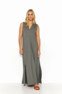 Sukienka Model M830 Khaki - Makadamia Makadamia Sukienka Model M830 Khaki - Makadamia Makadamia
