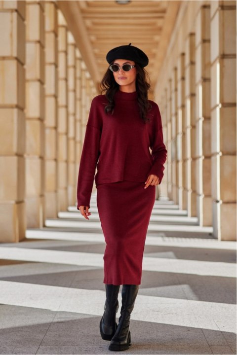 Bluzka Model Lydia BOR BLU0168 Bordo - Roco Fashion Roco Fashion Bluzka Model Lydia BOR BLU0168 Bordo - Roco Fashion Roco Fashion