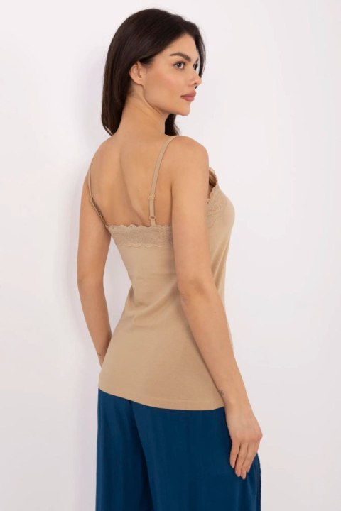 Koszulka Top Model D15200M02399A Beige - Sublevel Sublevel Koszulka Top Model D15200M02399A Beige - Sublevel Sublevel