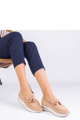 Mokasyny Model Selerina G-55 Beige - PRIMO PRIMO