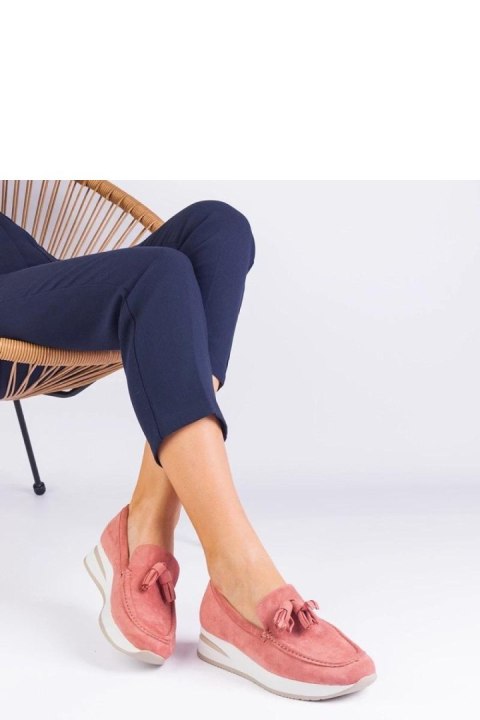 Mokasyny Model Selerina G-55 Pink - PRIMO PRIMO Mokasyny Model Selerina G-55 Pink - PRIMO PRIMO