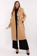 Płaszcz Damski Model MO-PL-1804.00 Camel - Italy Moda Italy Moda Płaszcz Damski Model MO-PL-1804.00 Camel - Italy Moda Italy Moda
