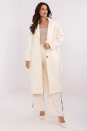 Płaszcz Damski Model MO-PL-1804.00 Ecru - Italy Moda Italy Moda Płaszcz Damski Model MO-PL-1804.00 Ecru - Italy Moda Italy Moda