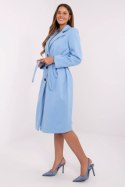 Płaszcz Damski Model MO-PL-1804.00 Light Blue - Italy Moda Italy Moda Płaszcz Damski Model MO-PL-1804.00 Light Blue - Italy Moda Italy Moda