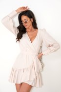 Sukienka Model Anna krótka 239780220 Beige - LaBalancia LaBalancia Sukienka Model Anna krótka 239780220 Beige - LaBalancia LaBalancia