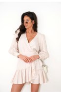 Sukienka Model Anna krótka 239780220 Beige - LaBalancia LaBalancia Sukienka Model Anna krótka 239780220 Beige - LaBalancia LaBalancia