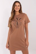 Sukienka Model D12063M02382C Light Brown - Sublevel Sublevel Sukienka Model D12063M02382C Light Brown - Sublevel Sublevel