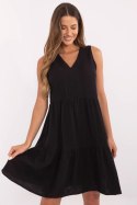 Sukienka Model D70032M30386A5 Black - Sublevel Sublevel Sukienka Model D70032M30386A5 Black - Sublevel Sublevel