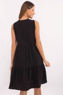 Sukienka Model D70032M30386A5 Black - Sublevel Sublevel Sukienka Model D70032M30386A5 Black - Sublevel Sublevel