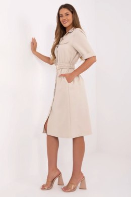 Sukienka Model MO-SK-A2278.60 Beige - Italy Moda Italy Moda