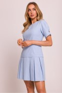 Sukienka Model MOE842 Błękit - Moe Moe Sukienka Model MOE842 Błękit - Moe Moe