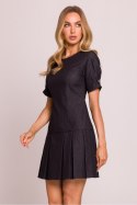 Sukienka Model MOE842 Grafit - Moe Moe Sukienka Model MOE842 Grafit - Moe Moe