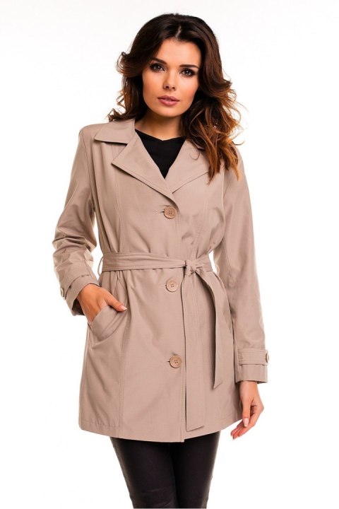 Trencz damski Cabba 04 Beige - Cabba Cabba Trencz damski Cabba 04 Beige - Cabba Cabba